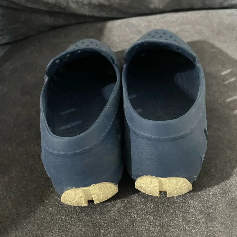 Floafers Navy Peony/Bright White Size 2 (Kids)